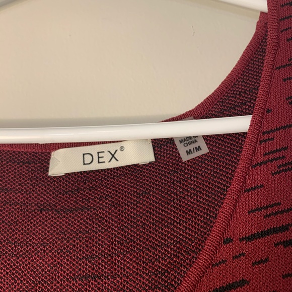 Dex Burgundy Dress - Picture 4 of 7